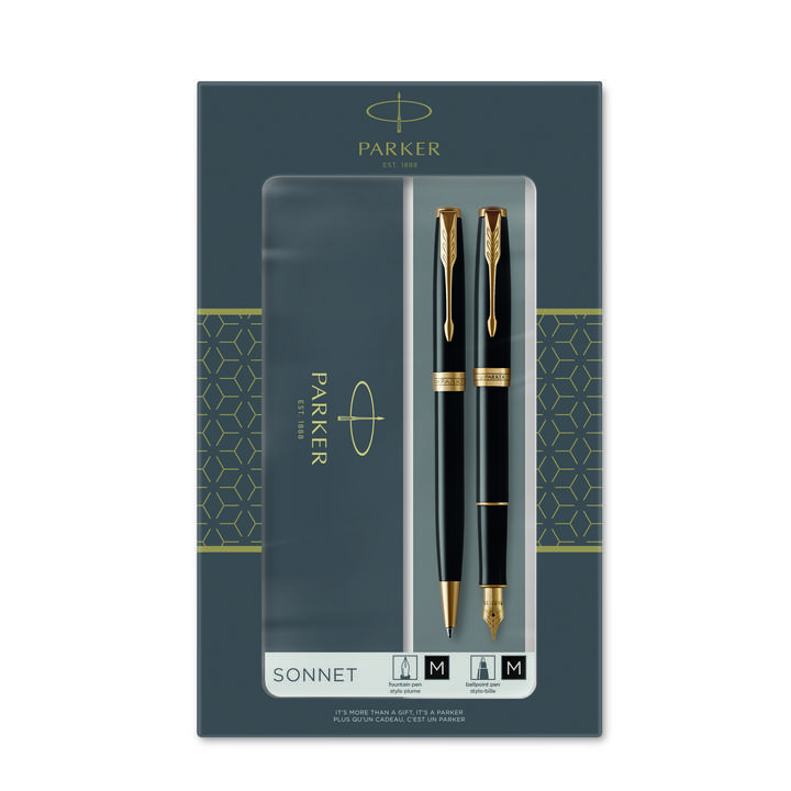 Zestaw prezentowy Parker Sonnet Duo Długopis i Pióro + Gratis